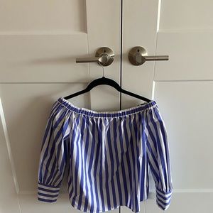 JCrew for Thomas Mason off shoulder Top